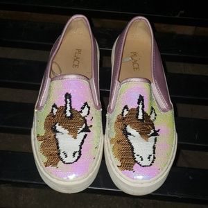 Girls unicorn shoes